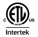 Intertek ETL Listed